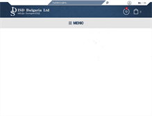 Tablet Screenshot of isd-bg.com